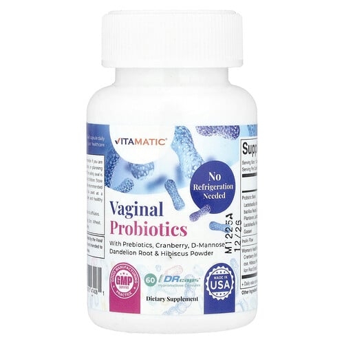 비타매틱 Vitamatic, 질 프로바이오틱, Drcaps® 하이프로멜로오스 캡슐 60정 상세 이미지
