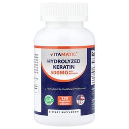 비타매틱 Vitamatic, 가수분해케라틴, 베지 캡슐 120정(캡슐 1정당 250mg)