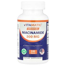 비타매틱 Vitamatic, 나이아신아마이드, 500mg, 240정