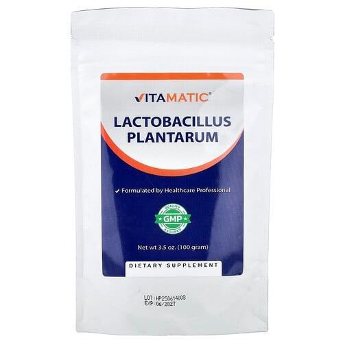 비타매틱 Vitamatic, 락토바실러스 플란타럼, 100g(3.5oz) 상세 이미지