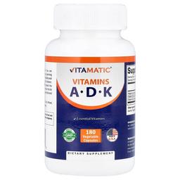 비타매틱 Vitamatic, 비타민A, D, K, 베지 캡슐 180정
