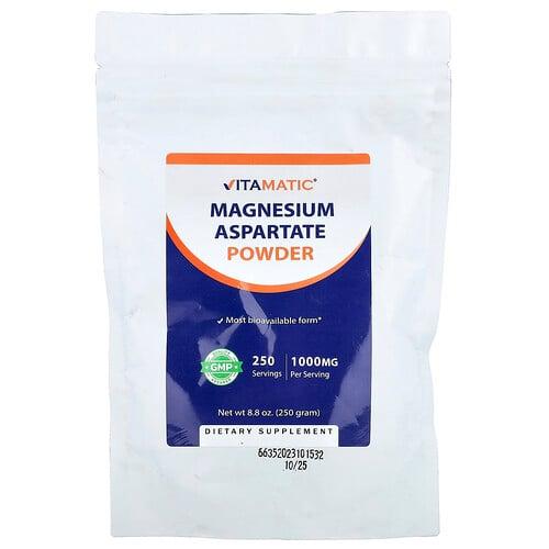 비타매틱 Vitamatic, 마그네슘 아스파테이트 분말, 250g(8.8oz) 상품 이미지