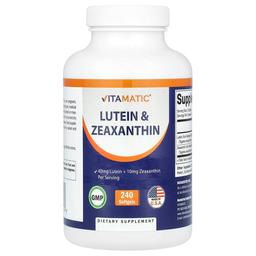 비타매틱 Vitamatic, 루테인 & 제아잔틴, 소프트젤 240정
