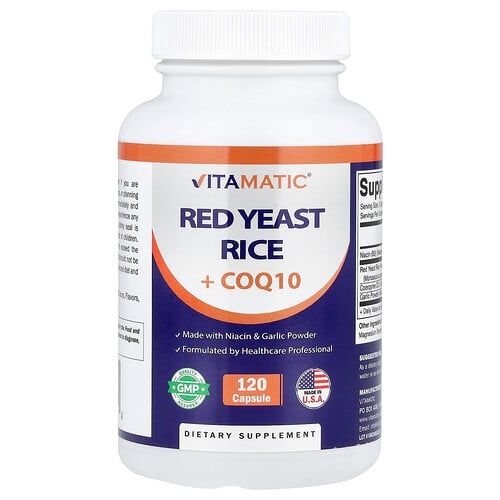 비타매틱 Vitamatic, 홍국 + CoQ10, 캡슐 120정 상세 이미지