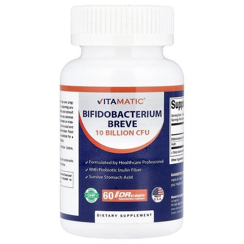 비타매틱 Vitamatic, 비피도박테리움 브레브, DrCaps® 하이프로멜로오스 캡슐 60정 상품 이미지