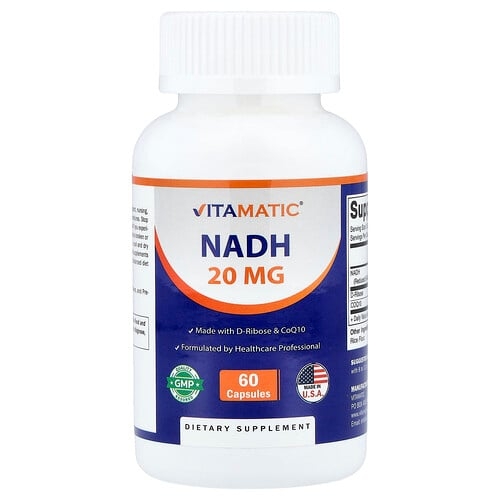 비타매틱 Vitamatic, NADH, 캡슐 60정 상세 이미지