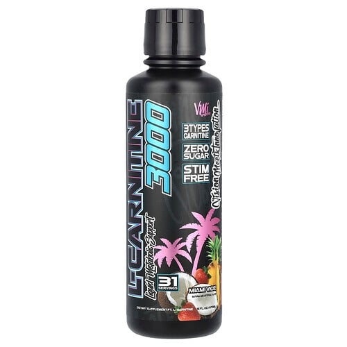 VMI 스포츠 VMI Sports, L-카르니틴 3000, 마이애미 바이스, 473ml(16fl oz) 상세 이미지