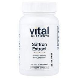 Vital Nutrients, 사프란 추출물, 비건 캡슐 60정(캡슐 1정당 15mg)