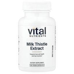 Vital Nutrients, 밀크시슬 추출물, 250mg, 베지 캡슐 60정