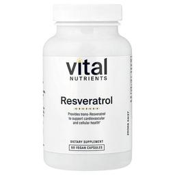 Vital Nutrients, 레스베라트롤, 베지 캡슐 60정