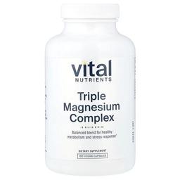 Vital Nutrients, 트리플 마그네슘 복합체, 비건 캡슐 180정(캡슐당 250mg)
