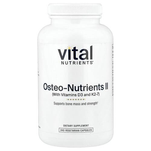 Vital Nutrients, Osteo-Nutrients II, 비타민K2-7 함유, 베지 캡슐 240정 상품 이미지