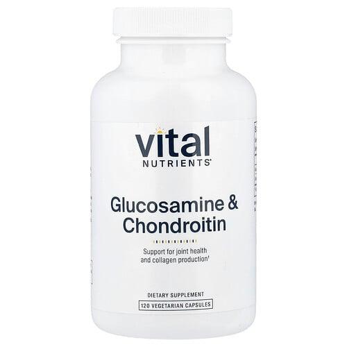 Vital Nutrients, 글루코사민 및 콘드로이틴, 캡슐 120정 상품 이미지
