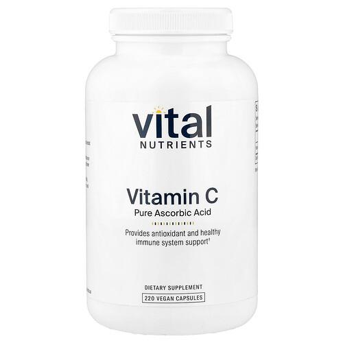 Vital Nutrients, 비타민C, 베지 캡슐 220정(캡슐 1정당 1,000mg) 상품 이미지