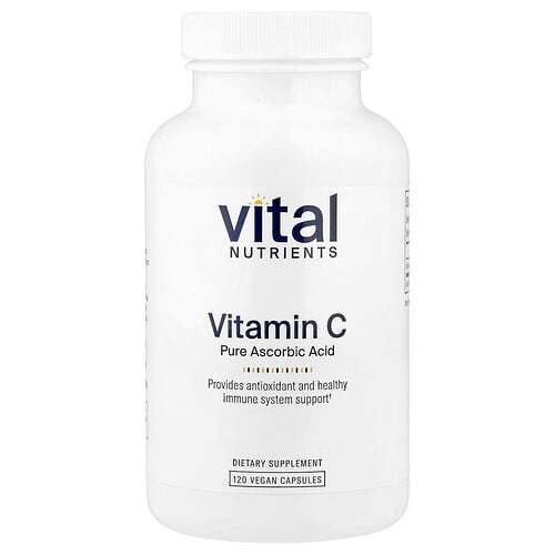 Vital Nutrients, 비타민C, 베지 캡슐 120정(캡슐 1정당 1,000mg) 상세 이미지