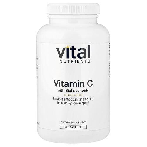 Vital Nutrients, 바이오플라보노이드 함유 비타민C, 베지 캡슐 220정 상품 이미지
