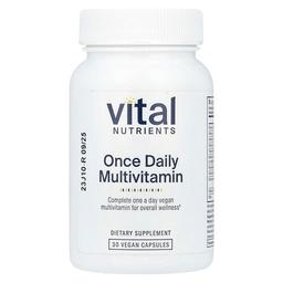 Vital Nutrients, 하루 1회 종합비타민, 베지 캡슐 30정