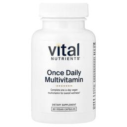 Vital Nutrients, 하루 1회 종합비타민, 베지 캡슐 60정