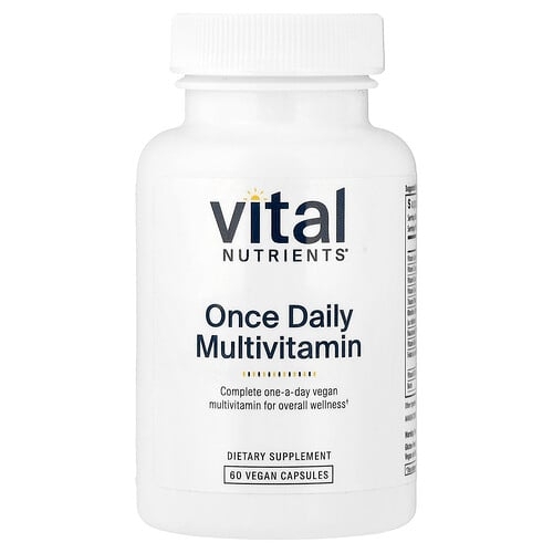 Vital Nutrients, 하루 1회 종합비타민, 베지 캡슐 60정 상세 이미지