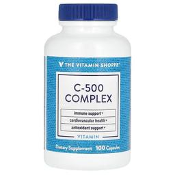 더 비타민 샵 The Vitamin Shoppe, C-500 복합체, 캡슐 100정