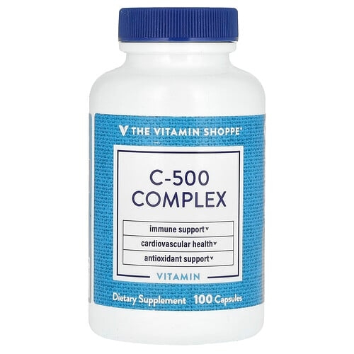 더 비타민 샵 The Vitamin Shoppe, C-500 복합체, 캡슐 100정 상세 이미지