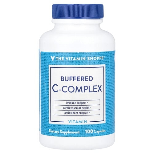 더 비타민 샵 The Vitamin Shoppe, Buffered C-복합체, 캡슐 100정 상세 이미지
