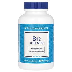 더 비타민 샵 The Vitamin Shoppe, B12, 1,000mcg, 사탕 정제 300정