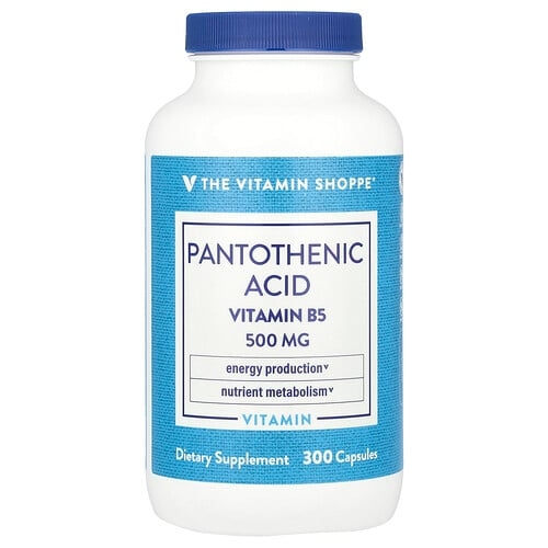 더 비타민 샵 The Vitamin Shoppe, 판토텐산, 비타민B5, 캡슐 300정 상세 이미지