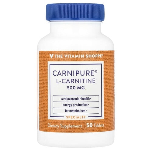 더 비타민 샵 The Vitamin Shoppe, Carnipure® l-카르니틴, 500mg, 50정 상세 이미지