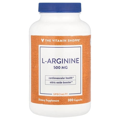 더 비타민 샵 The Vitamin Shoppe, L-알지닌, 500mg, 캡슐 300정 상세 이미지