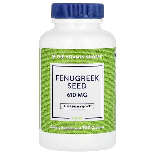 더 비타민 샵 The Vitamin Shoppe, 호로파씨, 610mg, 캡슐 100정 상품 이미지