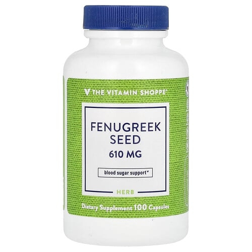 더 비타민 샵 The Vitamin Shoppe, 호로파씨, 610mg, 캡슐 100정 상세 이미지
