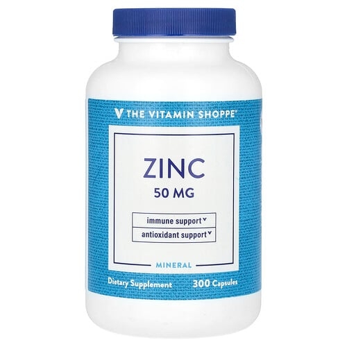 더 비타민 샵 The Vitamin Shoppe, 아연, 50mg, 캡슐 300정 상세 이미지