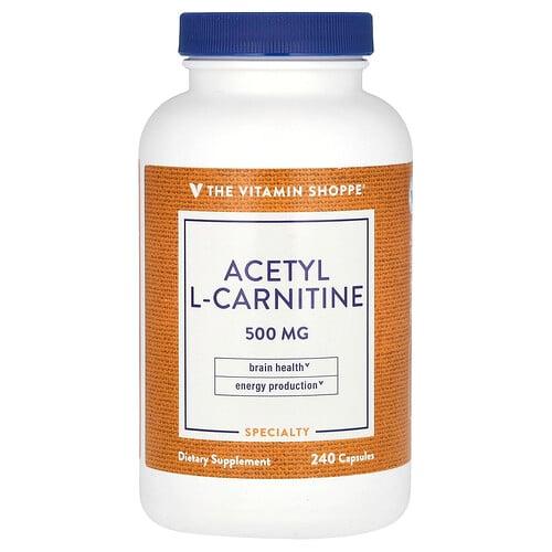 더 비타민 샵 The Vitamin Shoppe, 아세틸 l-카르니틴, 500mg, 캡슐 240정 상품 이미지