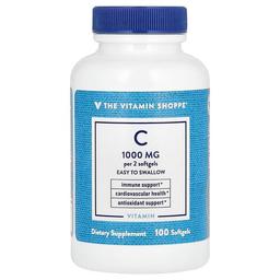 더 비타민 샵 The Vitamin Shoppe, 비타민C, 소프트젤 100정
