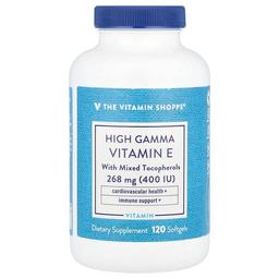 더 비타민 샵 The Vitamin Shoppe, 고 감마 비타민E, 혼합 토코페롤 함유, 소프트젤 120정