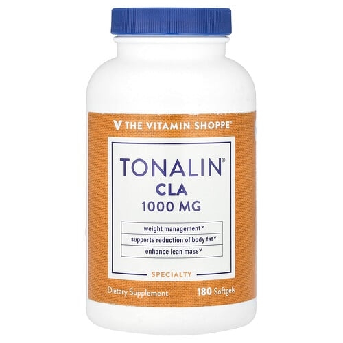 더 비타민 샵 The Vitamin Shoppe, Tonalin® CLA, 1,000mg, 소프트젤 180정 상세 이미지