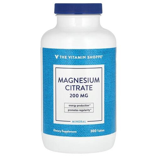 더 비타민 샵 The Vitamin Shoppe, 마그네슘시트레이트, 200mg, 300정 상품 이미지