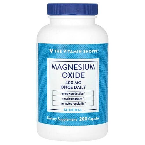 더 비타민 샵 The Vitamin Shoppe, 산화 마그네슘, 400mg, 캡슐 200정 상품 이미지