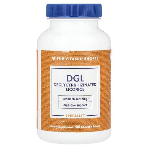 더 비타민 샵 The Vitamin Shoppe, DGL, 글리시리진이 제거된 감초, 츄어블 100정 상품 이미지