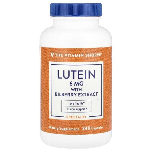 더 비타민 샵 The Vitamin Shoppe, 빌베리 추출물 함유 루테인, 캡슐 240정 상품 이미지