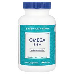 더 비타민 샵 The Vitamin Shoppe, 오메가3-6-9, 소프트젤 120정