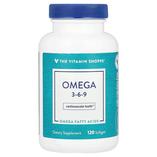 더 비타민 샵 The Vitamin Shoppe, 오메가3-6-9, 소프트젤 120정 상세 이미지