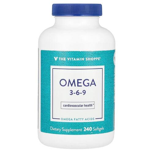 더 비타민 샵 The Vitamin Shoppe, 오메가3-6-9, 소프트젤 240정 상품 이미지