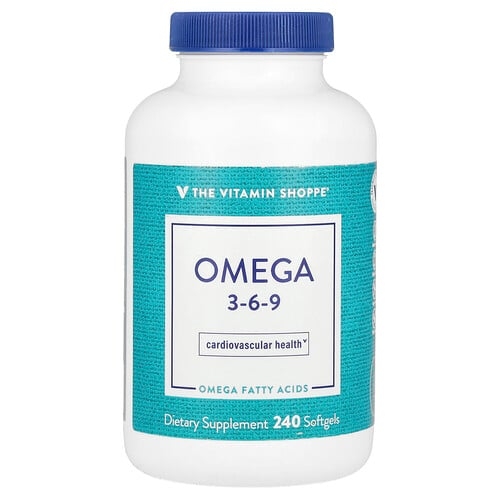 더 비타민 샵 The Vitamin Shoppe, 오메가3-6-9, 소프트젤 240정 상세 이미지