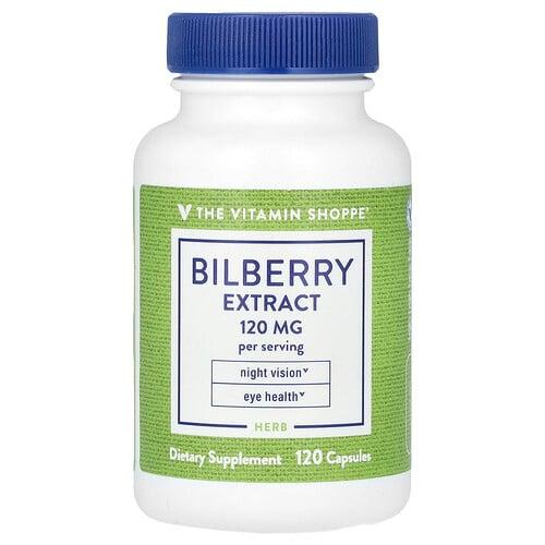 더 비타민 샵 The Vitamin Shoppe, 빌베리 추출물, 캡슐 120정(캡슐 1정당 60mg) 상품 이미지