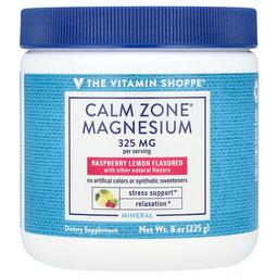 더 비타민 샵 The Vitamin Shoppe, Calm 존®, 마그네슘, 라즈베리 레몬, 225g(8oz)