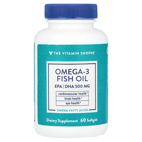 더 비타민 샵 The Vitamin Shoppe, 오메가-3 피쉬 오일, 1,000mg, 소프트젤 60정 상세 이미지