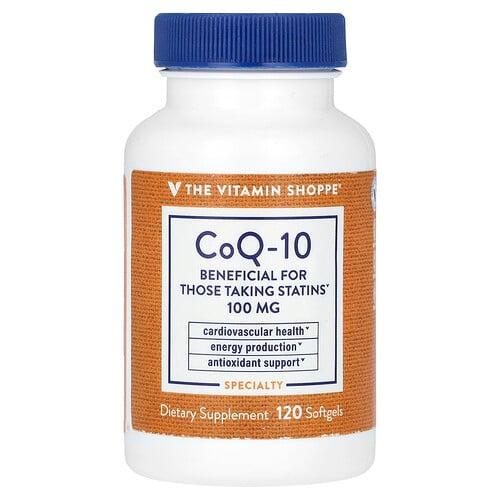 더 비타민 샵 The Vitamin Shoppe, CoQ-10, 100mg, 소프트젤 120정 상품 이미지