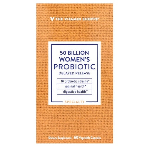 더 비타민 샵 The Vitamin Shoppe, 여성용 프로바이오틱, 500억, 베지 캡슐 60정 상세 이미지